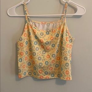 Brand new flower tank top (reversible)